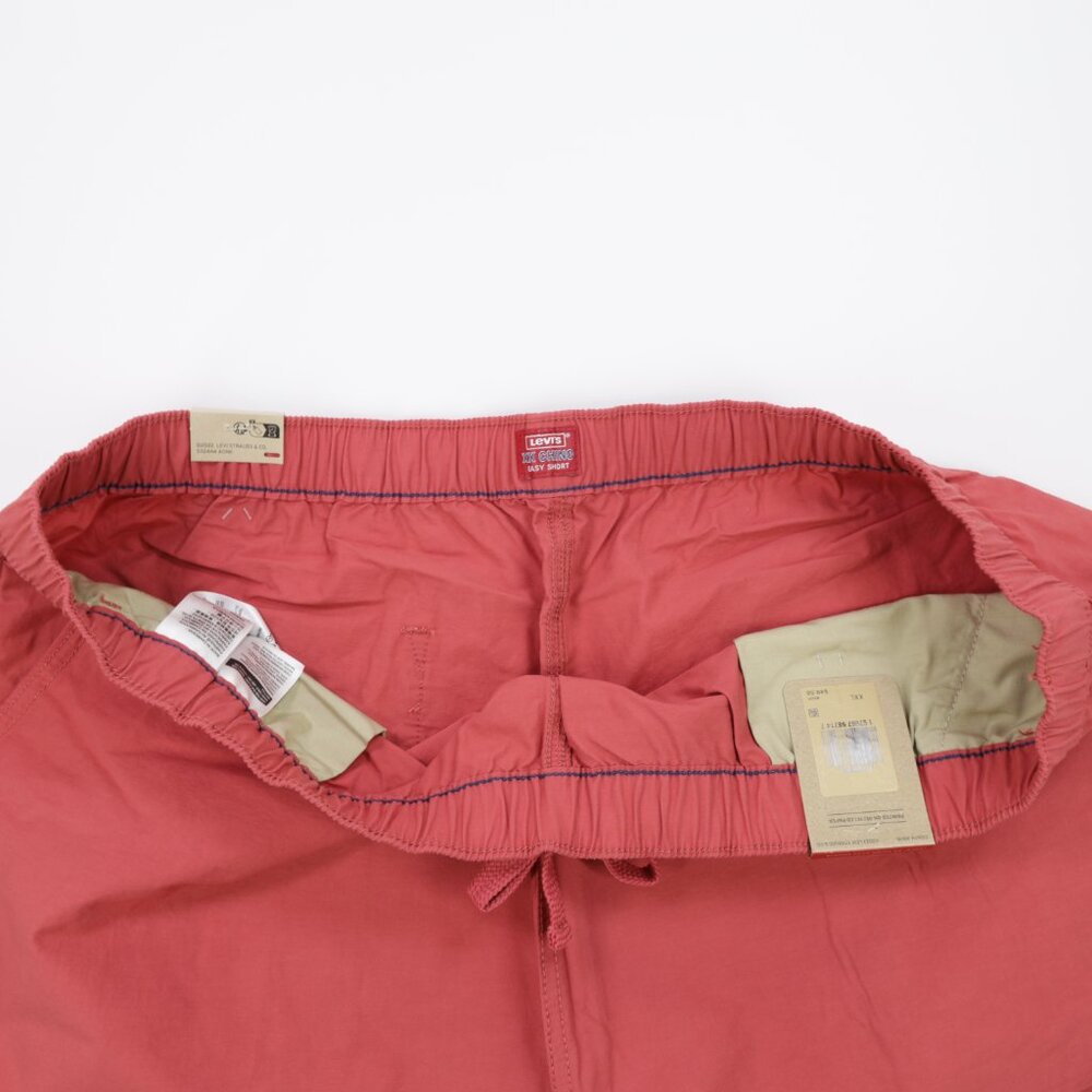 Levi's Men's XX Chino Easy 6" Elastic Drawstring Pocket Relaxed Shorts Red XXL - Picture 7 of 9